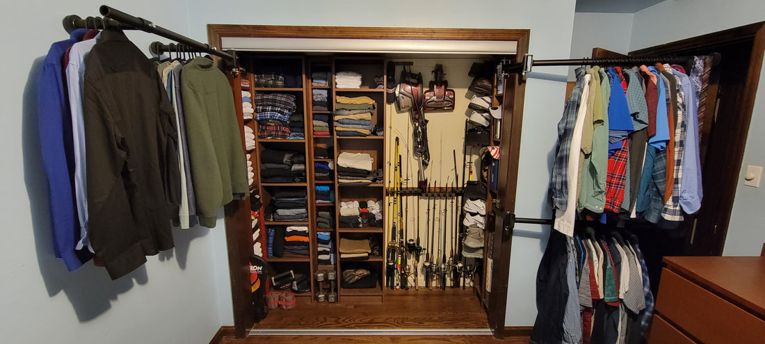 Organize Your Sports Gear with the Be Clever Closet Rod System