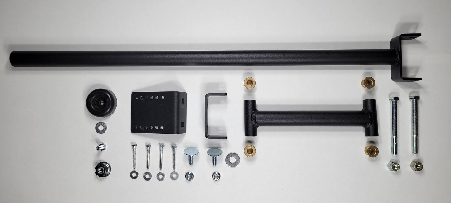 exploded view of 32 inch arm and wall bracket kit